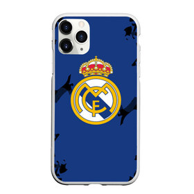 Чехол для iPhone 11 Pro матовый с принтом Real Madrid 2018 Original в Новосибирске, Силикон |  | fc | real madrid | реал мадрид | спорт | спортивные | фк | футбол | футбольный клуб