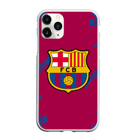 Чехол для iPhone 11 Pro Max матовый с принтом FC Barca 2018 Original в Новосибирске, Силикон |  | fc | fc barcelona | fcb | барселона | спорт | спортивные | фк | футбол | футбольный клуб