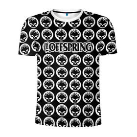 Мужская футболка 3D спортивная с принтом The Offspring в Новосибирске, 100% полиэстер с улучшенными характеристиками | приталенный силуэт, круглая горловина, широкие плечи, сужается к линии бедра | offspring | офспринг | оффспринг | рок