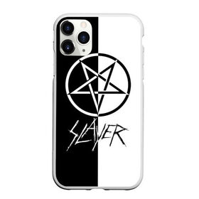 Чехол для iPhone 11 Pro Max матовый с принтом Slayer в Новосибирске, Силикон |  | slayer | группа | гэри холт | керри кинг | метал | музыка | пентаграмма | песни | пол бостаф | рок | слаер | слайер | слеар | слеер | слейр | слеяр | том арайа | трэш | тяжелый | хеви