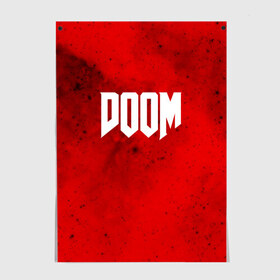 Постер с принтом DOOM MARS GAME в Новосибирске, 100% бумага
 | бумага, плотность 150 мг. Матовая, но за счет высокого коэффициента гладкости имеет небольшой блеск и дает на свету блики, но в отличии от глянцевой бумаги не покрыта лаком | art | doom | game | возвращение | дум | игра | легенда | шутер