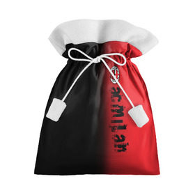 Подарочный 3D мешок с принтом AC MILAN в Новосибирске, 100% полиэстер | Размер: 29*39 см | ac milan | fc | fc milan | football | milan | soccer | белый | клуб | красный | милан | спорт | спортивные | фк | футбол | цвет.логотип | черный | эмблема