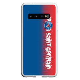 Чехол для Samsung Galaxy S10 с принтом PSG 2018 Original в Новосибирске, Силикон | Область печати: задняя сторона чехла, без боковых панелей | Тематика изображения на принте: fc | fly emirates | paris | psg | лого | париж | псж | спорт | спортивные | фк | футбольный клуб