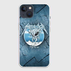 Чехол для iPhone 13 с принтом Metallica, freeze em all в Новосибирске,  |  | metallica | группа | джеймс хэтфилд | кирк хэмметт | ларс ульрих | метал | металика | металлика | миталика | музыка | роберт трухильо | рок | трэш | трэшметал | хард | хардрок | хеви | хевиметал