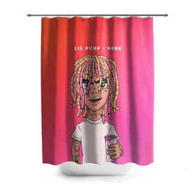 Штора 3D для ванной с принтом Lil Pump Boss в Новосибирске, 100% полиэстер | плотность материала — 100 г/м2. Стандартный размер — 146 см х 180 см. По верхнему краю — пластиковые люверсы для креплений. В комплекте 10 пластиковых колец | hip hop | hiphop | lil pump | mc | rap | газзи гарсия | зачитал | клауд | клауд рэп | лил памп | лили | мс | памп | реп | репер | речитатив | рэп | рэпер | трэп | хип | хип хоп | хипхоп | хоп