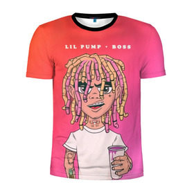 Мужская футболка 3D спортивная с принтом Lil Pump Boss в Новосибирске, 100% полиэстер с улучшенными характеристиками | приталенный силуэт, круглая горловина, широкие плечи, сужается к линии бедра | hip hop | hiphop | lil pump | mc | rap | газзи гарсия | зачитал | клауд | клауд рэп | лил памп | лили | мс | памп | реп | репер | речитатив | рэп | рэпер | трэп | хип | хип хоп | хипхоп | хоп