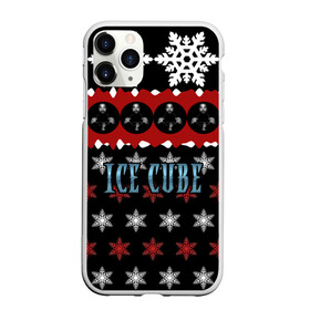 Чехол для iPhone 11 Pro матовый с принтом Праздничный Ice Cube в Новосибирске, Силикон |  | hip hop | hiphop | ice cube | mc | n.w.a | rap | айс | джексон | западное по | знак | красный | куб | кубе | кубик льда | кьюб | мс | надпись | новогодний | новый год | о ши | оши | праздник | реп | репер | речитатив | рождество