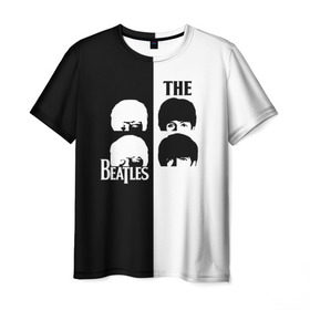 Мужская футболка 3D с принтом The Beatles в Новосибирске, 100% полиэфир | прямой крой, круглый вырез горловины, длина до линии бедер | beatles | the beatles | бителз | бителс | битлз | битлс | битлы | группа | джон леннон | джордж харрисон | жуки | зе | ливерпульская четвёрка | мерсибит | пол маккартни | поп | ринго старр | рок