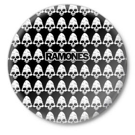 Значок с принтом Ramones в Новосибирске,  металл | круглая форма, металлическая застежка в виде булавки | ramone | ramones | группа | джонни | джоуи | ди ди томми | марки | панк | поп | раманес | раманэс | рамон | рамонес | рамонэс | рамоун | рамоунз | рамоунс | рок | хард | хардрок