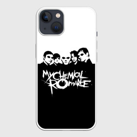 Чехол для iPhone 13 с принтом My Chemical Romance в Новосибирске,  |  | gerard way | mcr | my chemical romance | альтернативный | группа | джерард уэй | май кемикал романс | мкр | мой химический роман | мхр | мцр | панк | поп | поппанк | рок | рэй торо