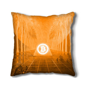 Подушка 3D с принтом BITCOIN в Новосибирске, наволочка – 100% полиэстер, наполнитель – холлофайбер (легкий наполнитель, не вызывает аллергию). | состоит из подушки и наволочки. Наволочка на молнии, легко снимается для стирки | Тематика изображения на принте: bitcoin | btc | coin | crypto | ethereum | money | orange | биткоин | валюта | деньги | известные | криптовалюта | логотип | монета | надписи.cash | оранжевый | цвет | цифровое золото | эфир