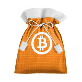 Подарочный 3D мешок с принтом BITCOIN в Новосибирске, 100% полиэстер | Размер: 29*39 см | Тематика изображения на принте: bitcoin | btc | coin | crypto | ethereum | money | orange | биткоин | валюта | деньги | известные | криптовалюта | логотип | монета | надписи.cash | оранжевый | цвет | цифровое золото | эфир