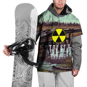 Накидка на куртку 3D с принтом S.T.A.L.K.E.R КИРИЛЛ в Новосибирске, 100% полиэстер |  | Тематика изображения на принте: s.t.a.l.k.e.r. | stalker |   припять | кирилл | сталкер | чернобыль