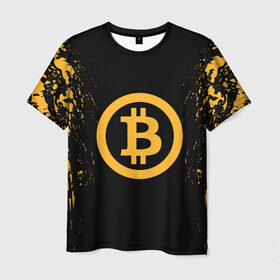Мужская футболка 3D с принтом BITCOIN в Новосибирске, 100% полиэфир | прямой крой, круглый вырез горловины, длина до линии бедер | bitcoin | btc | coin | crypto | ethereum | miner | mining | money | orange | биткоин | валюта | деньги | известные | криптовалюта | логотип | майнер | майнинг | монета | надписи.cash | оранжевый | цвет | цифровое золото | эфир