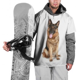 Накидка на куртку 3D с принтом Верный друг в Новосибирске, 100% полиэстер |  |  овчарка | пес | собака