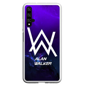 Чехол для Honor 20 с принтом Alan Walker SPACE COLLECTION в Новосибирске, Силикон | Область печати: задняя сторона чехла, без боковых панелей | alan walker | club | music | абстракция | клубная музыка | космос | краски | музыка