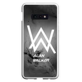 Чехол для Samsung S10E с принтом ALAN WALKER в Новосибирске, Силикон | Область печати: задняя сторона чехла, без боковых панелей | alan walker | club | music | абстракция | клубная музыка | космос | краски | музыка