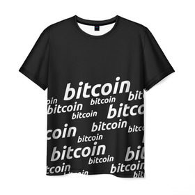 Мужская футболка 3D с принтом BITCOIN в Новосибирске, 100% полиэфир | прямой крой, круглый вырез горловины, длина до линии бедер | Тематика изображения на принте: bitcoin | btc | crypto | miner | mining | биткоин | валюта | деньги | криптовалюта | майнинг | цифровое золото