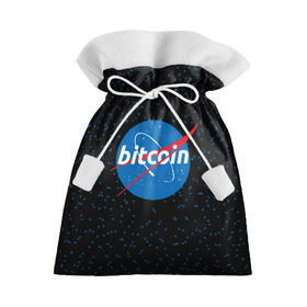 Подарочный 3D мешок с принтом BITCOIN в стиле NASA в Новосибирске, 100% полиэстер | Размер: 29*39 см | bitcoin | btc | crypto | биткоин | валюта | деньги | криптовалюта | майнер | майнинг | цифровое золото