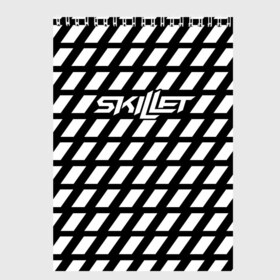 Скетчбук с принтом Skillet в Новосибирске, 100% бумага
 | 48 листов, плотность листов — 100 г/м2, плотность картонной обложки — 250 г/м2. Листы скреплены сверху удобной пружинной спиралью | skilet | skillet | альтернативный | гранж | группа | джен леджер | джон купер | индастриал | кори купер | метал | ню | пост | рок | сет моррисон | симфоник | скилет | хард | христианский