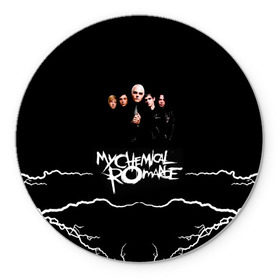 Коврик круглый с принтом My Chemical Romance в Новосибирске, резина и полиэстер | круглая форма, изображение наносится на всю лицевую часть | gerard way | mcr | my chemical romance | альтернативный | группа | джерард уэй | май кемикал романс | мкр | мой химический роман | мхр | мцр | панк | поп | поппанк | рок | рэй торо