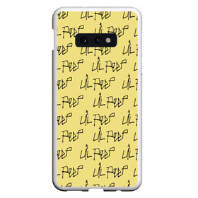 Чехол для Samsung S10E с принтом LiL PEEP Pattern в Новосибирске, Силикон | Область печати: задняя сторона чехла, без боковых панелей | band | cry baby | emo | lil peep | music | musician | rap | swag | логотип | музыка | музыкант | нытик. | рэп | сваг | эмо