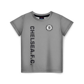 Детская футболка 3D с принтом Chelsea Uniform в Новосибирске, 100% гипоаллергенный полиэфир | прямой крой, круглый вырез горловины, длина до линии бедер, чуть спущенное плечо, ткань немного тянется | chelsea | fc | спорт | спортивные | футбол | футбольный клуб | челси