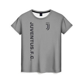 Женская футболка 3D с принтом Juventus 2018 Vintage в Новосибирске, 100% полиэфир ( синтетическое хлопкоподобное полотно) | прямой крой, круглый вырез горловины, длина до линии бедер | fc | juventus | спорт | спортивные | фк | футбол | футбольный клуб | ювентус