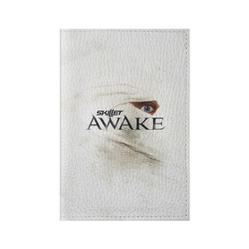 Обложка для паспорта матовая кожа с принтом Awake в Новосибирске, натуральная матовая кожа | размер 19,3 х 13,7 см; прозрачные пластиковые крепления | awake | monster | skillet | джон купер | кори купер | рок