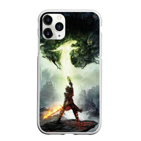 Чехол для iPhone 11 Pro матовый с принтом Dragon Age Inquisition в Новосибирске, Силикон |  | Тематика изображения на принте: dragon age | dragon age inquisition | inquisition