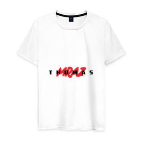 Мужская футболка хлопок с принтом Thomas Mraz в Новосибирске, 100% хлопок | прямой крой, круглый вырез горловины, длина до линии бедер, слегка спущенное плечо. | thomas mraz | томас | тхомас