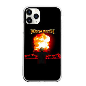 Чехол для iPhone 11 Pro Max матовый с принтом Megadeth в Новосибирске, Силикон |  | megadet | megadeth | группа | дирк вербурен | дэвид эллефсон | дэйв мастейн | кико лоурейро | мегадет | мегадетх | метал | рок | трэш | трэшметал | тяжелый | хард | хардрок | хеви | хевиметал
