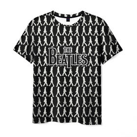 Мужская футболка 3D с принтом The Beatles в Новосибирске, 100% полиэфир | прямой крой, круглый вырез горловины, длина до линии бедер | beatles | the beatles | бителз | бителс | битлз | битлс | битлы | группа | джон леннон | джордж харрисон | жуки | зе | ливерпульская четвёрка | мерсибит | пол маккартни | поп | ринго старр | рок