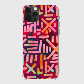 Чехол для iPhone 12 Pro Max с принтом Geometry в Новосибирске, Силикон |  | abstract | art | boho | ethnic | geometry | lines | абстракция | арт | геометрия | краска | линии | этника