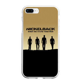 Чехол для iPhone 7Plus/8 Plus матовый с принтом Nickelback в Новосибирске, Силикон | Область печати: задняя сторона чехла, без боковых панелей | back | nickel | nickelback | альтернативный | вот ваша сдача | группа | дэниел адэр | майк крюгер | метал | никелбек | никель | никл бек | постгранж | райан пик | рок | хард | хардрок | чед крюгер