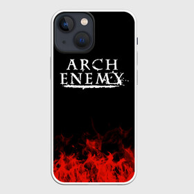 Чехол для iPhone 13 mini с принтом Arch Enemy в Новосибирске,  |  | arch enemy | band | metal | music | rock | атрибутика | группа | метал | музыка | рок