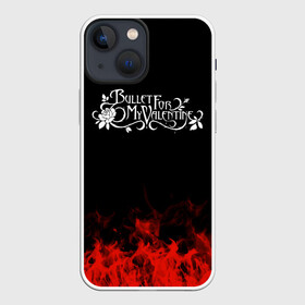 Чехол для iPhone 13 mini с принтом Bullet for my Valentine в Новосибирске,  |  | band | bullet for my valentine | metal | music | rock | атрибутика | группа | метал | музыка | рок