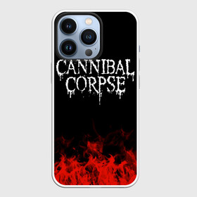Чехол для iPhone 13 Pro с принтом Cannibal Corpse в Новосибирске,  |  | band | cannibal corpse | metal | music | rock | атрибутика | группа | метал | музыка | рок