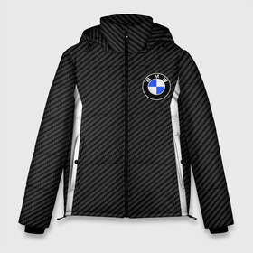 Мужская зимняя куртка 3D с принтом BMW Motorsport Carbon в Новосибирске, верх — 100% полиэстер; подкладка — 100% полиэстер; утеплитель — 100% полиэстер | длина ниже бедра, свободный силуэт Оверсайз. Есть воротник-стойка, отстегивающийся капюшон и ветрозащитная планка. 

Боковые карманы с листочкой на кнопках и внутренний карман на молнии. | Тематика изображения на принте: bmw | bmw motorsport | bmw performance | carbon | m | motorsport | performance | sport | бмв | карбон | моторспорт | спорт