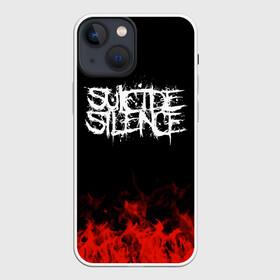 Чехол для iPhone 13 mini с принтом Suicide Silence в Новосибирске,  |  | band | metal | music | rock | suicide silence | атрибутика | группа | метал | музыка | рок