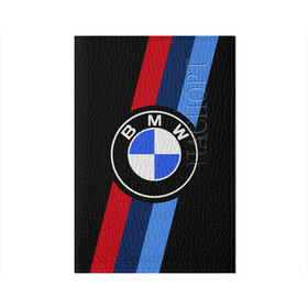 Обложка для паспорта матовая кожа с принтом BMW 2021 M SPORT / БМВ М СПОРТ в Новосибирске, натуральная матовая кожа | размер 19,3 х 13,7 см; прозрачные пластиковые крепления | bmw | bmw motorsport | bmw performance | carbon | m | motorsport | performance | sport | бмв | карбон | моторспорт | спорт