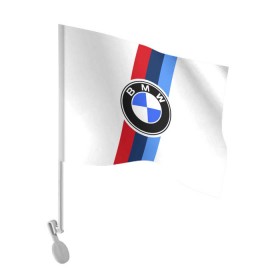 Флаг для автомобиля с принтом BMW 2018 M Sport в Новосибирске, 100% полиэстер | Размер: 30*21 см | bmw | bmw motorsport | bmw performance | carbon | m | motorsport | performance | sport | бмв | карбон | моторспорт | спорт
