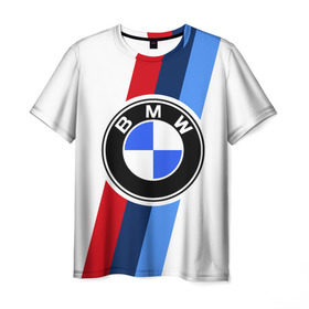 Мужская футболка 3D с принтом BMW 2018 M Sport в Новосибирске, 100% полиэфир | прямой крой, круглый вырез горловины, длина до линии бедер | bmw | bmw motorsport | bmw performance | carbon | m | motorsport | performance | sport | бмв | карбон | моторспорт | спорт