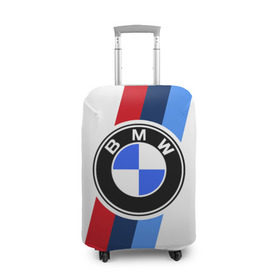 Чехол для чемодана 3D с принтом BMW 2018 M Sport в Новосибирске, 86% полиэфир, 14% спандекс | двустороннее нанесение принта, прорези для ручек и колес | bmw | bmw motorsport | bmw performance | carbon | m | motorsport | performance | sport | бмв | карбон | моторспорт | спорт