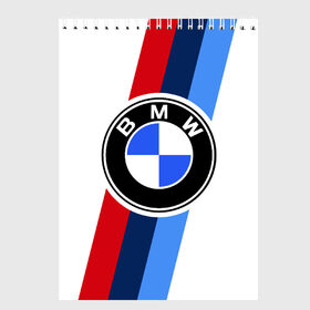Скетчбук с принтом BMW M SPORT в Новосибирске, 100% бумага
 | 48 листов, плотность листов — 100 г/м2, плотность картонной обложки — 250 г/м2. Листы скреплены сверху удобной пружинной спиралью | bmw | bmw motorsport | bmw performance | carbon | m | motorsport | performance | sport | бмв | карбон | моторспорт | спорт
