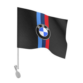 Флаг для автомобиля с принтом BMW Motorsport Carbon в Новосибирске, 100% полиэстер | Размер: 30*21 см | bmw | bmw motorsport | bmw performance | carbon | m | motorsport | performance | sport | бмв | карбон | моторспорт | спорт