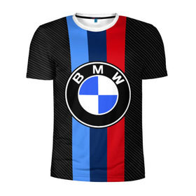 Мужская футболка 3D спортивная с принтом BMW Motorsport Carbon в Новосибирске, 100% полиэстер с улучшенными характеристиками | приталенный силуэт, круглая горловина, широкие плечи, сужается к линии бедра | bmw | bmw motorsport | bmw performance | carbon | m | motorsport | performance | sport | бмв | карбон | моторспорт | спорт