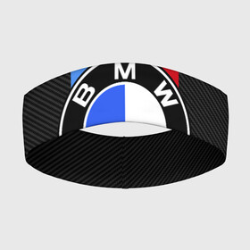 Повязка на голову 3D с принтом BMW SPORT в Новосибирске,  |  | bmw | bmw motorsport | bmw performance | carbon | m | motorsport | performance | sport | бмв | карбон | моторспорт | спорт