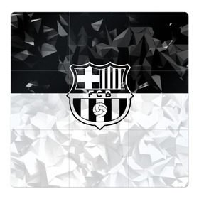 Магнитный плакат 3Х3 с принтом FC Barca Black Collection в Новосибирске, Полимерный материал с магнитным слоем | 9 деталей размером 9*9 см | fc barcelona | fcb | барселона | спорт | спортивные | футбол | футбольный клуб