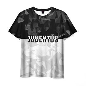 Мужская футболка 3D с принтом Juventus Black Collection в Новосибирске, 100% полиэфир | прямой крой, круглый вырез горловины, длина до линии бедер | Тематика изображения на принте: juventus | спорт | спортивные | футбол | футбольный клуб | ювентус